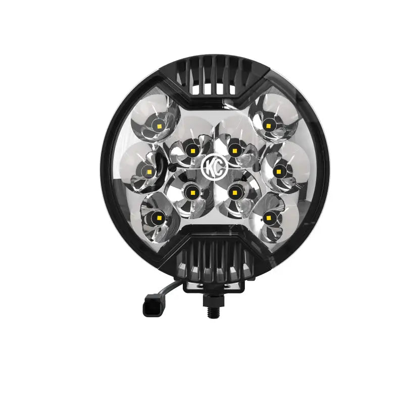 KC HiLiTES SlimLite 6in. LED Light 50w Spot Beam (Single) - Black - 1100 kcl1100