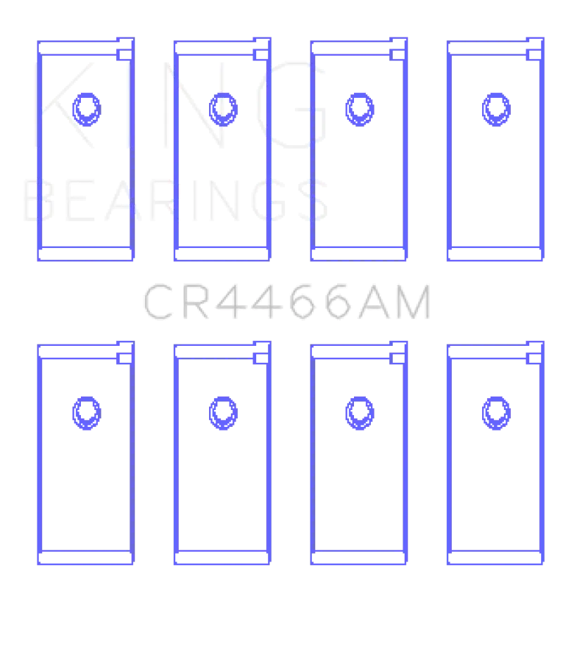 King Mitsubishi 4G52 Connecting Rod Bearing Set kingcr4466am