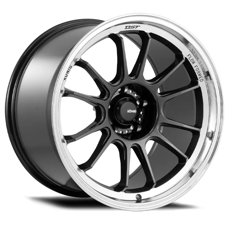 Konig Hypergram 18x9.5 5x114.3 ET35 Metallic Carbon w/ Machined Lip - HG98514356 knghg98514356