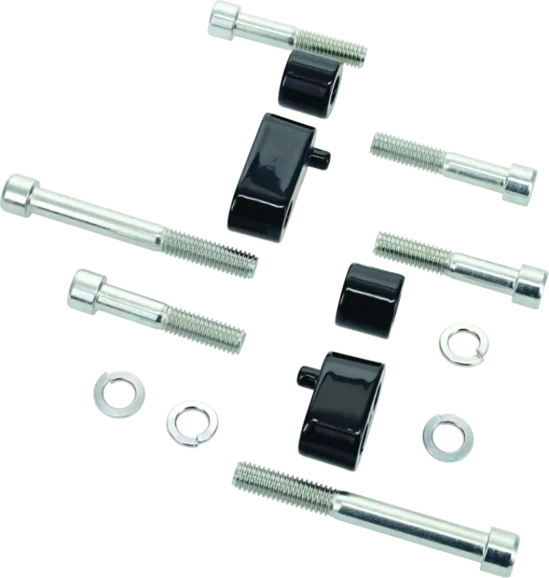 Kuryakyn Driver Floorboard Spacers 09-Up Touring Models Gloss Black 605047