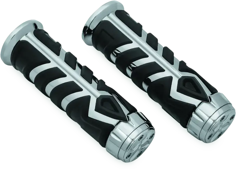 Kuryakyn Spear Grips For 7/8in Universal Indian Chrome 605559