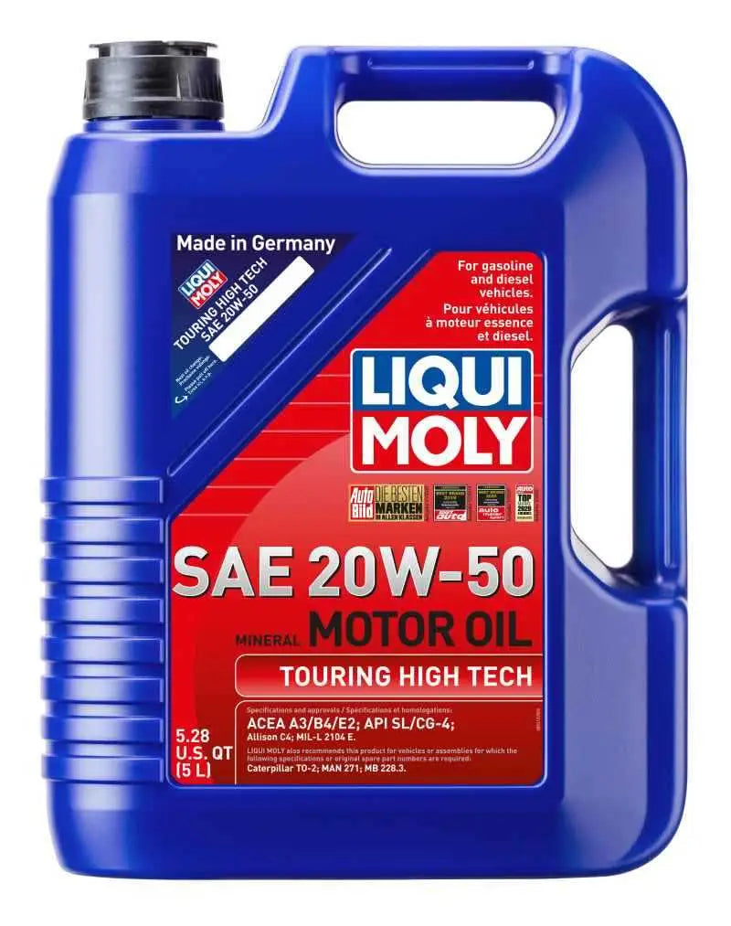 LIQUI MOLY 5L Touring High Tech Motor Oil 20W50 - Case of 4 20114