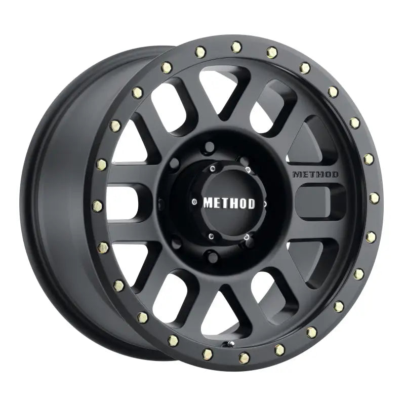 Method MR309 Grid 18x9 +18mm Offset 8x180 130.81mm CB Matte Black Wheel - MR30989088518 mrwmr30989088518
