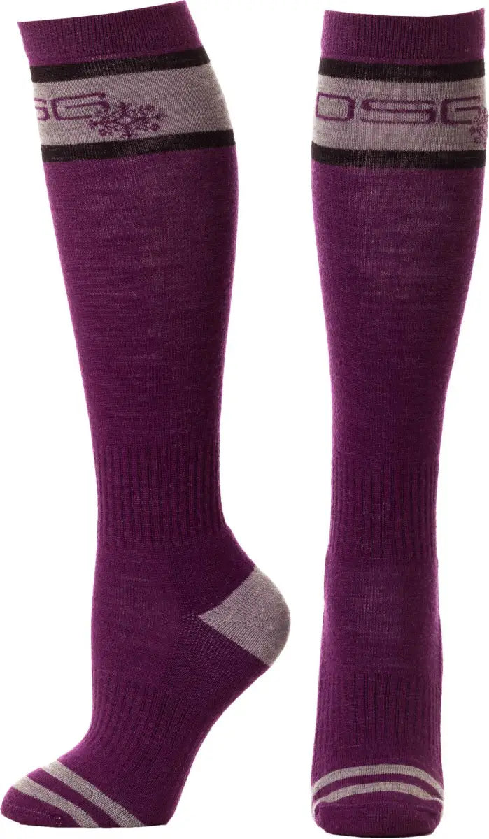 Mid Weight Socks Deep Amethyst wps-462-0806