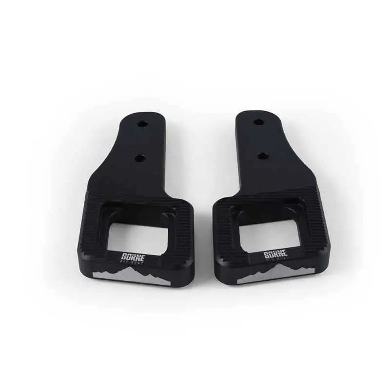 Mishimoto 2017+ Ford Raptor / 2009+ Ford F150 Borne Off-Road Billet Tow Hooks - Black bnth-f150-17bk