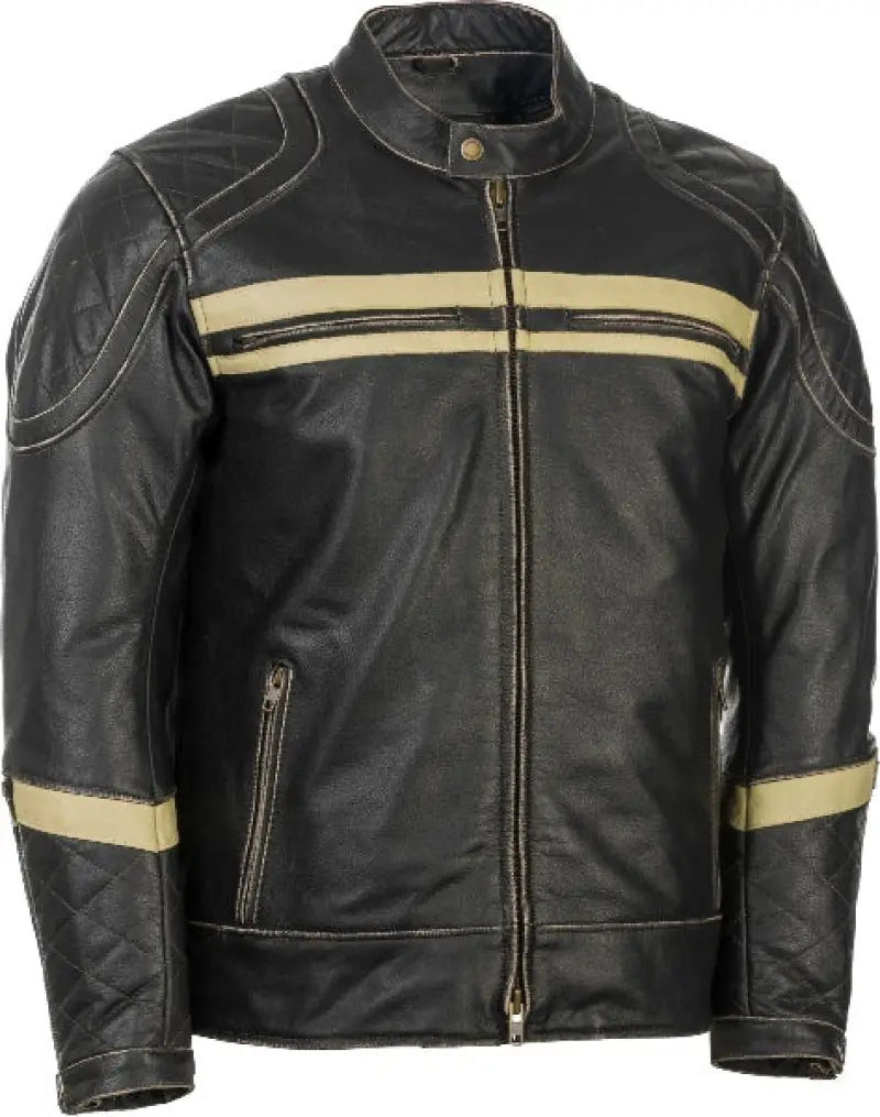 Motordrome Jacket Antique Black Lg wps-489-1028l
