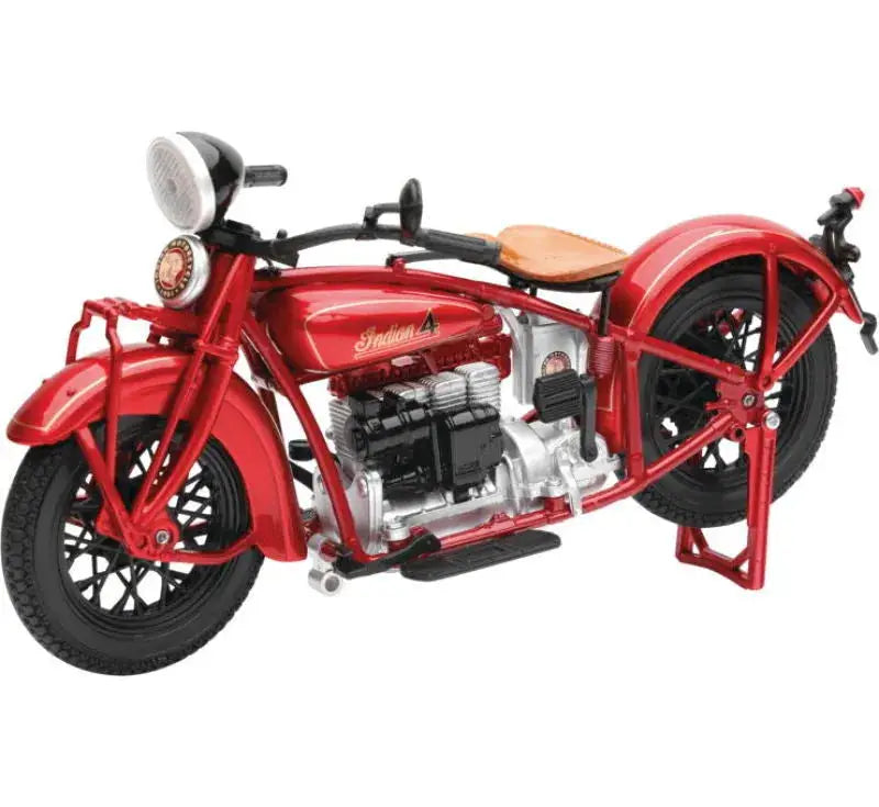 New Ray Toys 1930 Indian 4 (Red)/ Scale - 1:12 nrt58223