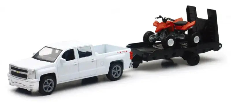 New Ray Toys Chevy Silverado Pickup with ATV/ Scale - 1:43 676087