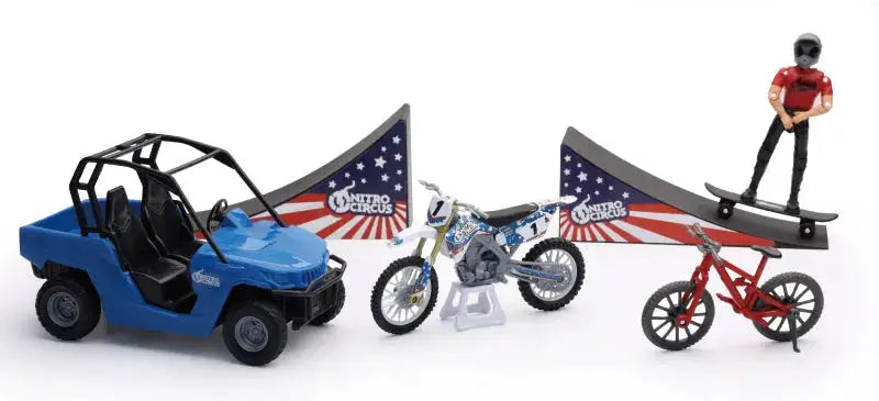 New Ray Toys Nitro Circus Playset/ Scale - 1:18 676023