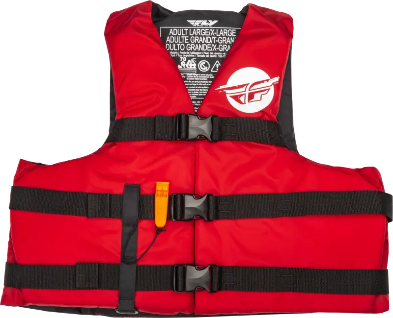 Nylon Flotation Vest Red/White Xs wps-221-30413xs