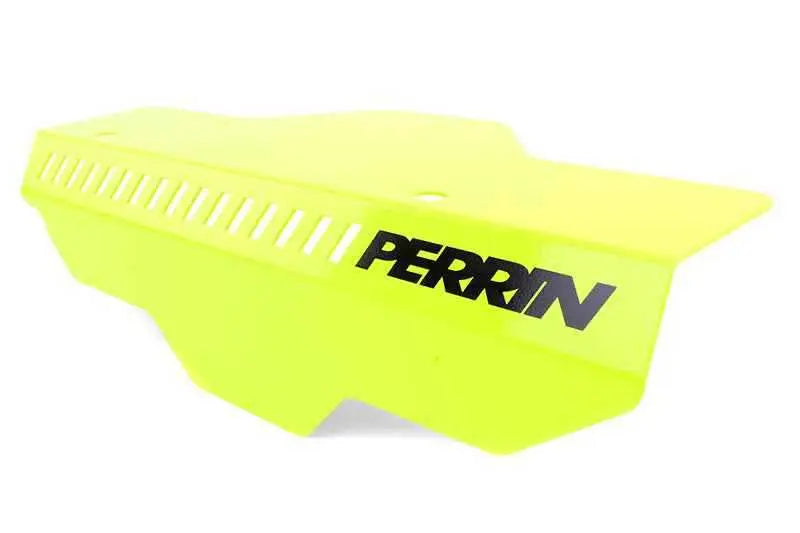 Perrin Subaru Neon Yellow Pulley Cover psp-eng-150ny