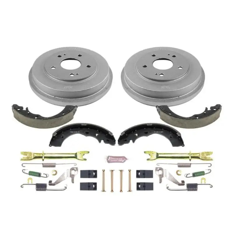 Power Stop 03-07 Honda Accord Coupe Rear Autospecialty Drum Kit - KOE15318DK psbkoe15318dk