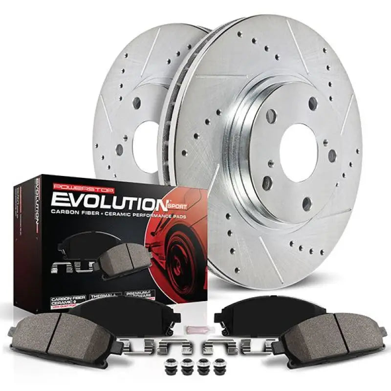 Power Stop 21-22 Ford Bronco Sport Rear Z23 Evolution Brake Kit - K8642 psbk8642