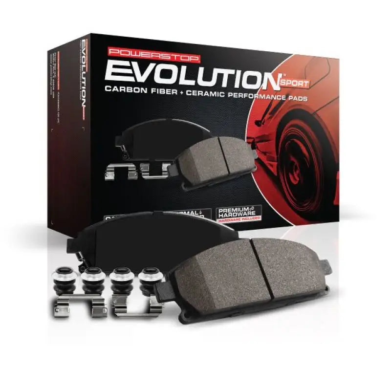 Power Stop 90-93 Geo Storm Front Z23 Evolution Sport Brake Pads w/Hardware psbz23-457