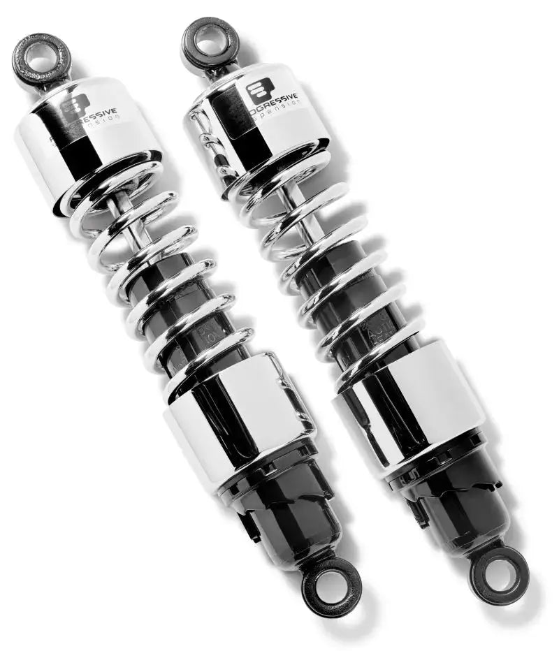 Progressive Cruiser 412 Series Shocks 11.0in - Chrome pgr412-4233c