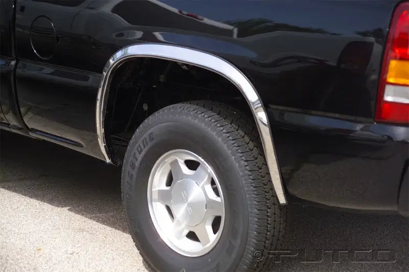 Putco 00-06 Chevrolet Suburban - Full w/o Fender Flares - 1.5in Wide Stainless Steel Fender Trim - 97105 put97105