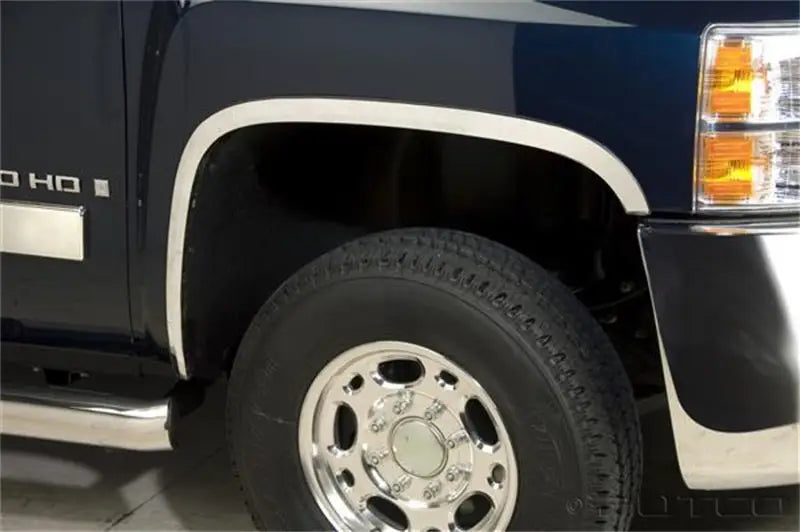 Putco 07-14 Chevrolet Silverado 2500HD - Full (Does not Fit Dually) Stainless Steel Fender Trim - 97289 put97289