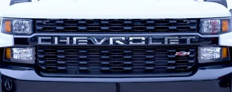 Putco 19-20 Chevy Silverado LD - Grille Letters - Stainless Steel Chevrolet Letters - 55552GM put55552gm