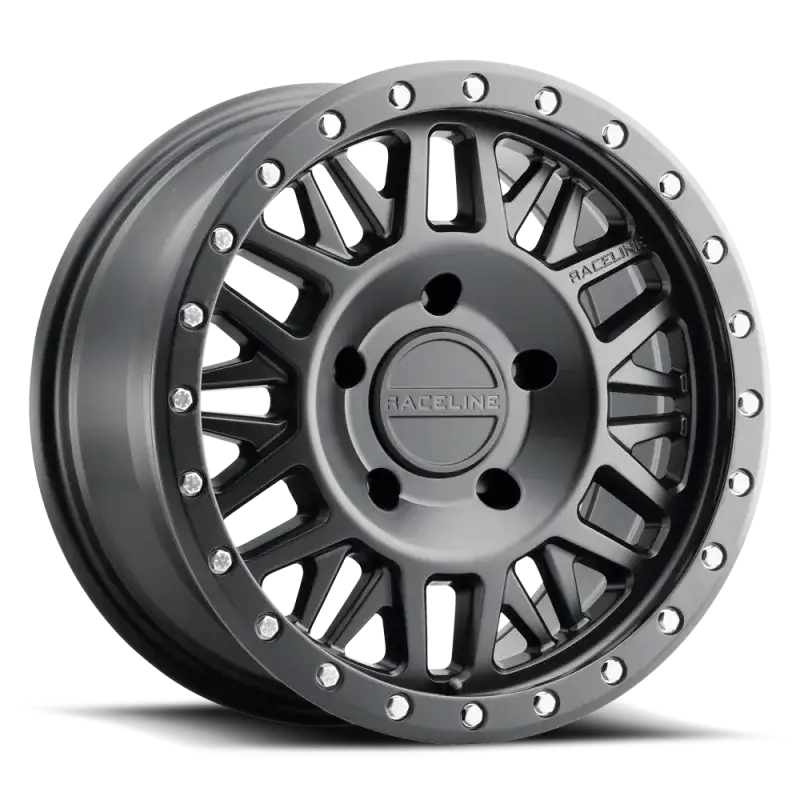 Raceline 951B Ryno 17x9in / 5x127 BP / -12mm Offset / 78.1mm Bore - Satin Black Wheel rcl951b-79050-12