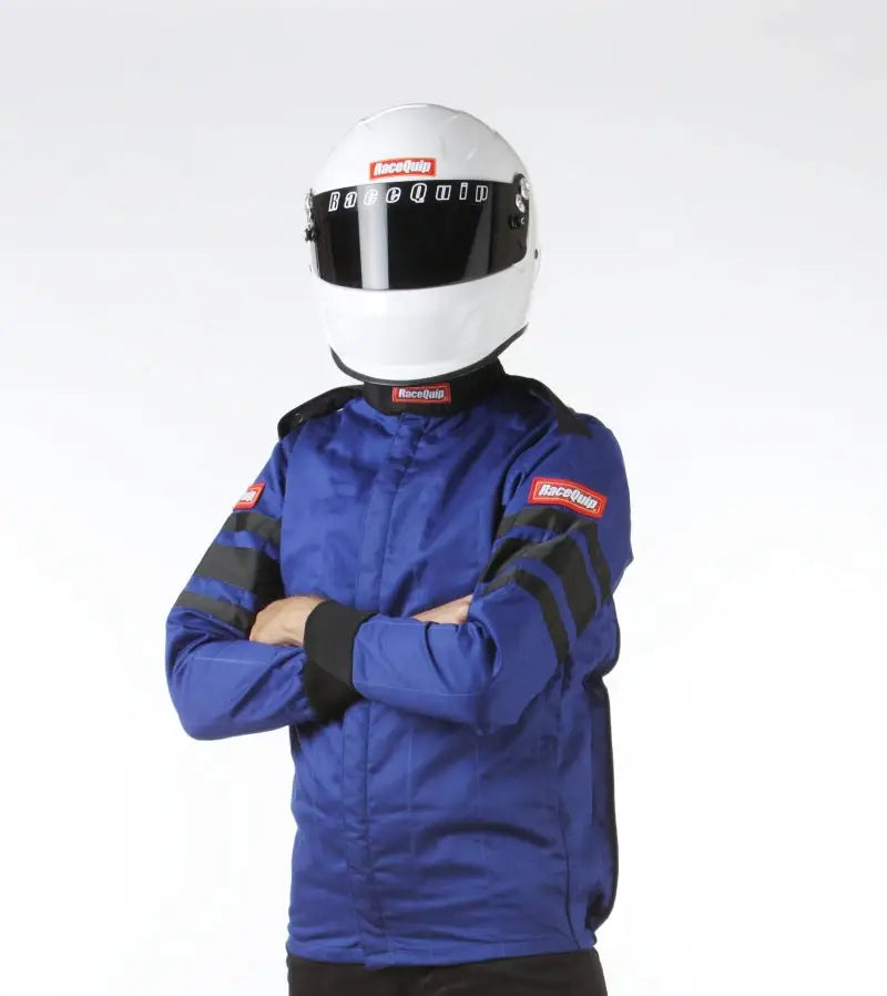 RaceQuip Blue SFI-5 Jacket - Large - 121025 rqp121025
