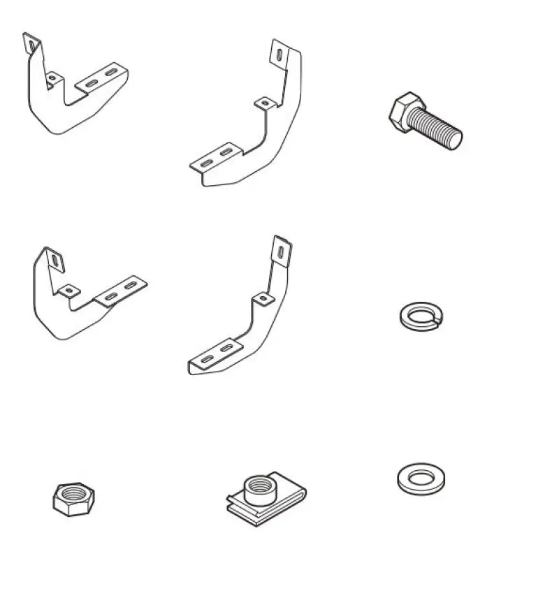 RB-0101-BK Raptor Running Board Mount Kit rptrb0101bk