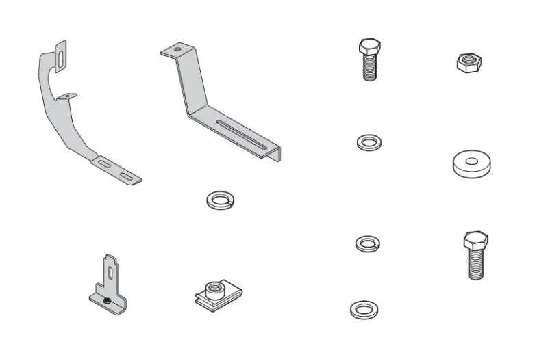 RB-0103-BK Raptor Running Board Mount Kit rptrb0103bk