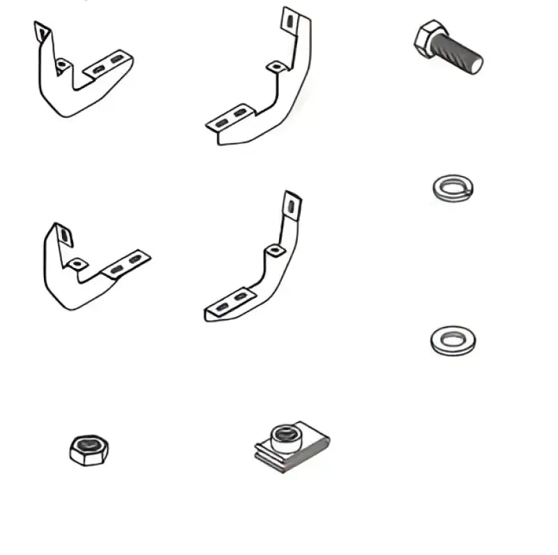 RB-0700-BK Raptor Running Board Mount Kit rptrb0700bk