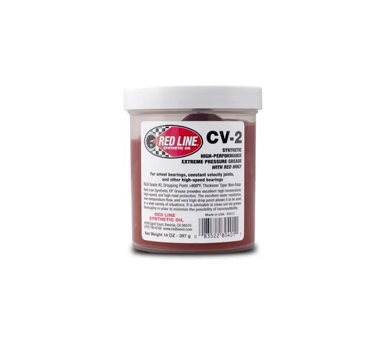 Red Line CV-2 Grease w/Moly - 14oz. Jar - 80401 red80401