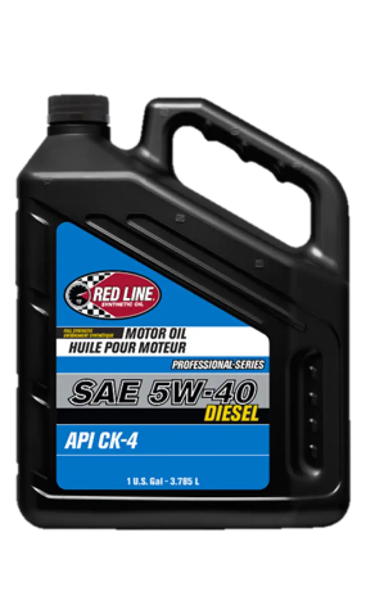 Red Line Pro-Series Diesel CK4 5W40 Motor Oil - Gallon - 12715 red12715