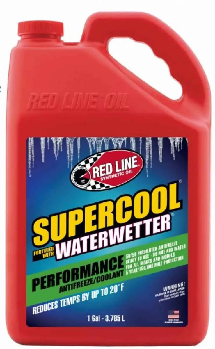 Red Line Supercool Coolant Performance 50/50 Mix 1 Gallon - Case of 4 81215