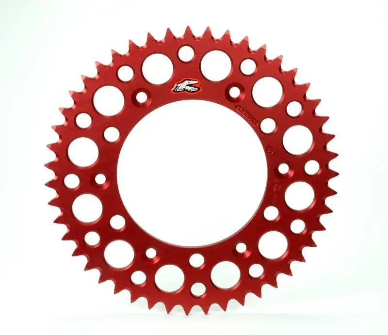 Renthal 03-07 Honda CR 85RB/ 07-09/12-14 CRF 150RB Rear Grooved Sprocket - Red 420-56P Teeth 596863