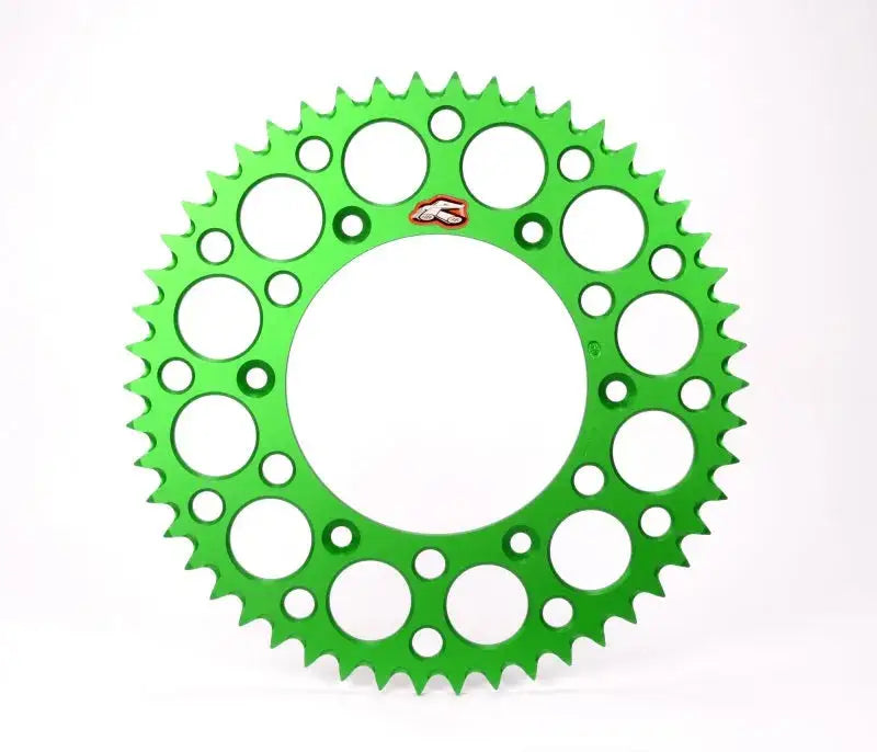 Renthal 91-09 Kawasaki KX 250/F/ 04-06 Suzuki RM-Z 250 Rear Grooved Sprocket - Green 520-48P Teeth 597022