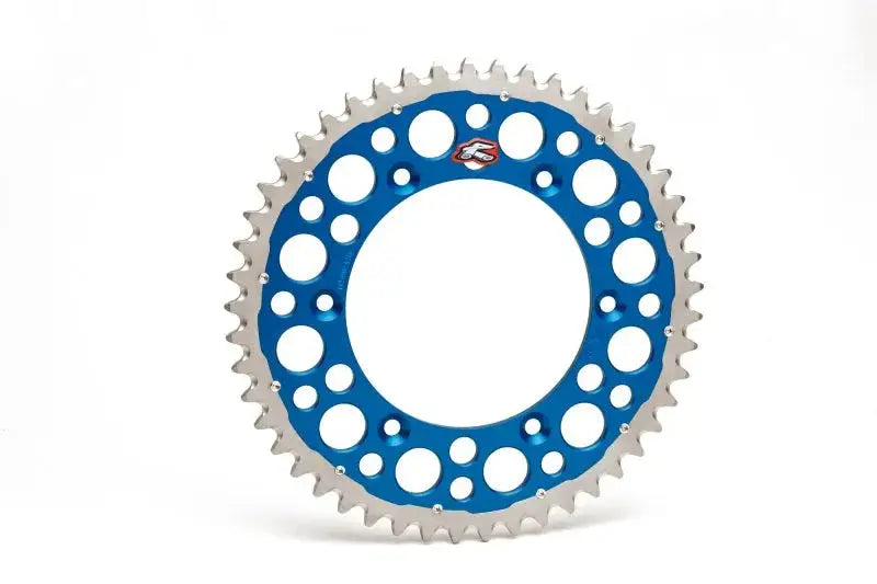Renthal 99-05 Yam YZ125/G-250F/ YZ400-450/ 88-89 Honda XR 250R Rear Twinring - Blue 520-48P Teeth 596959