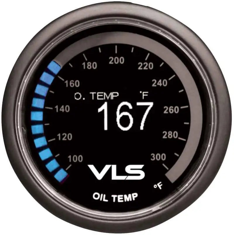 Revel VLS 52mm 100-300 Deg F Digital OLED Oil Temperature Gauge 1tr1aa003r