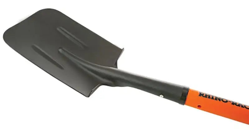 Rhino-Rack Stainless Steel Square Mouth Shovel - Orange Handle/Grey Grip - 43123 rhr43123