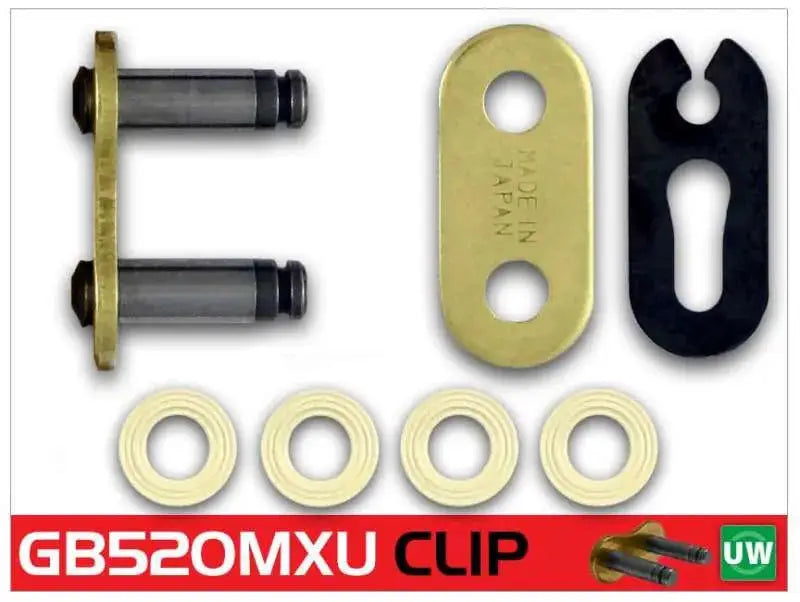 RK Chain GB520MXU-CLIP - Gold rkcgb520mxu-cl