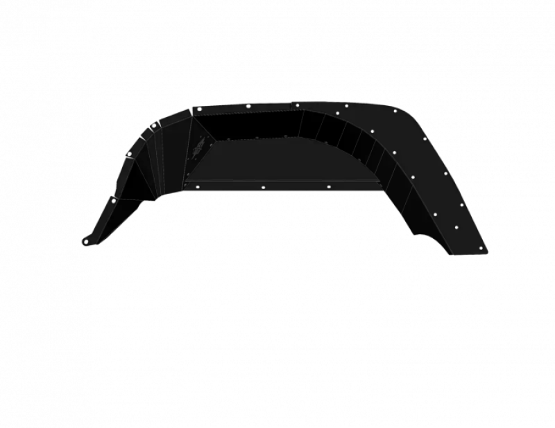Road Armor 18-21 Jeep Gladiator JL Stealth Rear Fender Liner Body Armor - Black Steel - 520LFRSB rda520LFRSB_48127817122093