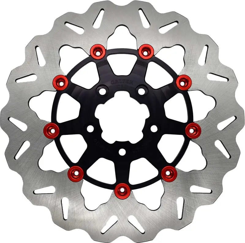 Rotor 11.5" Floating Wave Fr Black/Red Buttons wps-17-10058