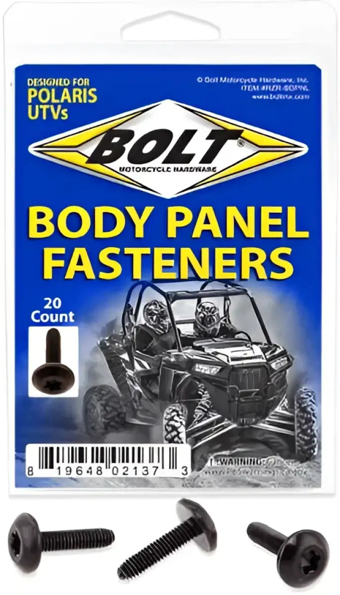 RZR-BDPNL Bolt UTV Body Panel Fasteners M6X24 Body Panel Screws 20Pk wps-020-0162