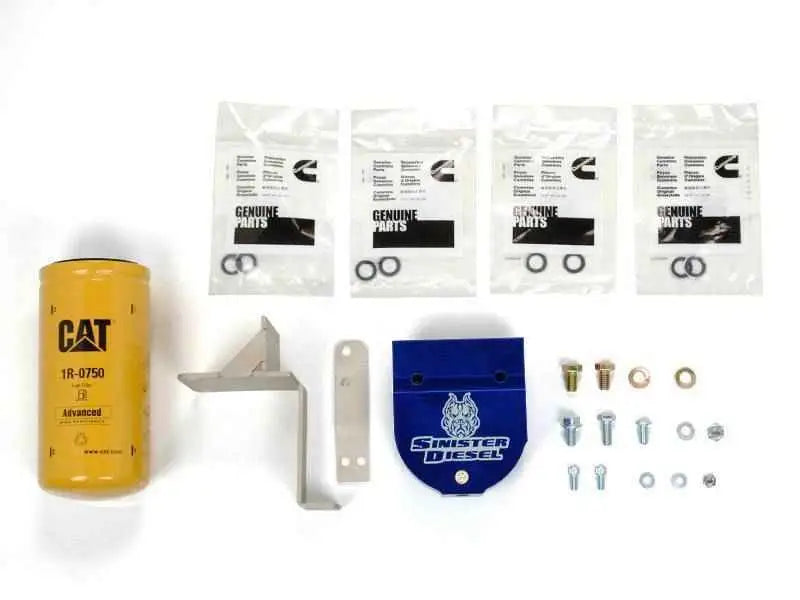Sinister Diesel 04.5-07 Dodge 5.9L Cummins CAT Fuel Filter Adapter sd-cat-cumn