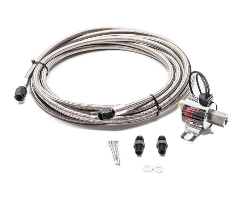 Snow Performance Braided SS Line Trunk Mount Upgrade (4AN SS Braided Line Systems) sno-40012-brd