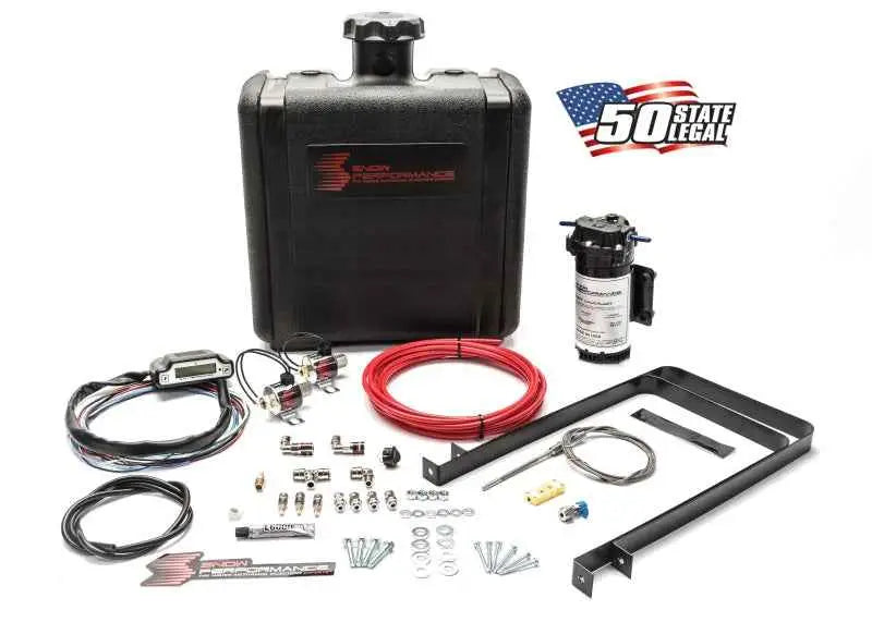 Snow Performance Stg 3 Boost Cooler Water Injection Kit TD (Red Hi-Temp Tubing and Quick Fittings) sno-50100