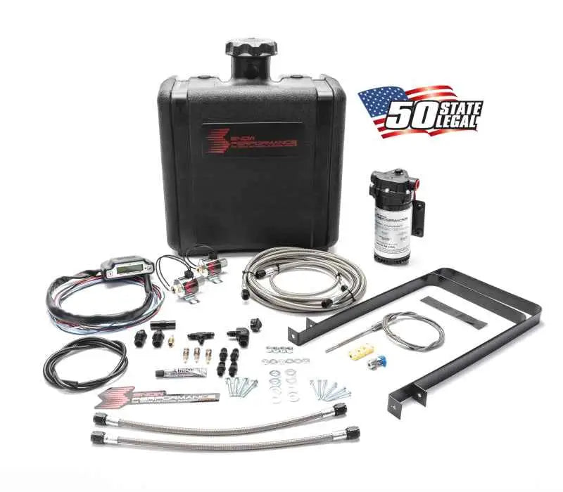 Snow Performance Stg 3 Boost Cooler Water Injection Kit TD Univ. (SS Braided Line and 4AN Fittings) sno-50100-brd