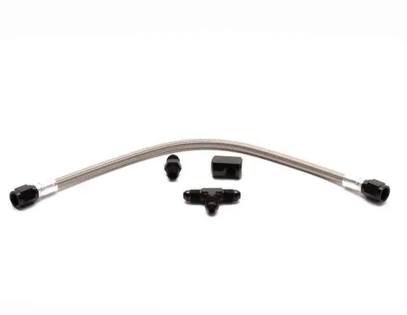 Snow Performance Water Dual Nozzle Upgrade SS Braided Line (For 4AN SS Braided Line Kit) sno-40040-brd