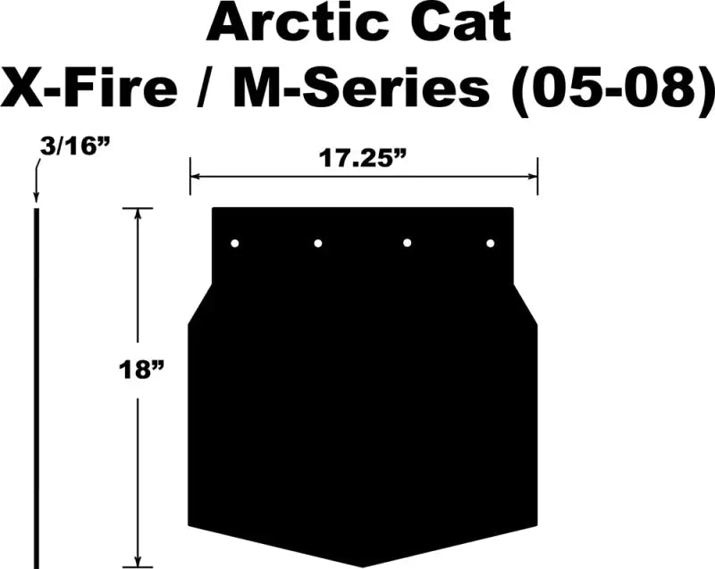 Snowflap Arctic Cat M Series/X Fire 05 08 10-15004