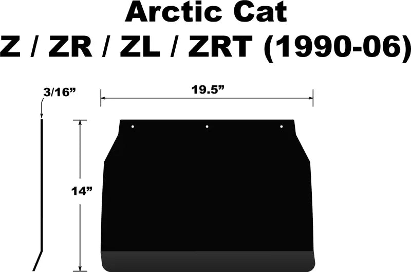 Snowflap Arctic Cat Zr/Zl/Zrt 10-15001