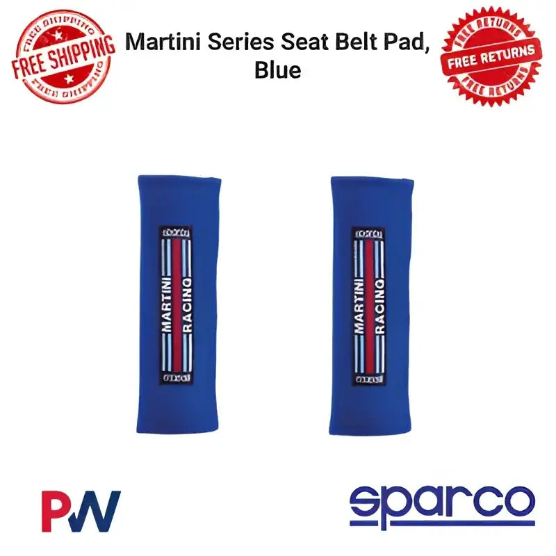 Sparco Belt Pad Martini-Racing Blue - 01098S3MRA spa01098s3mra