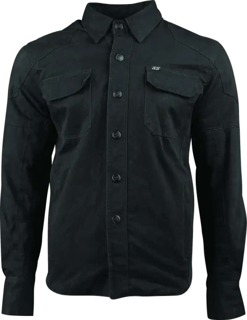 Speed and Strength Call to Arms Moto Shirt Black - Small sas889524