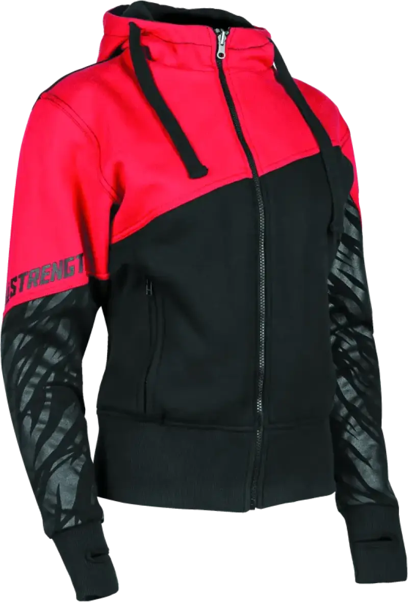 Speed and Strength Cat Outa Hell Hoody Red/Black Womens - XS sas884448