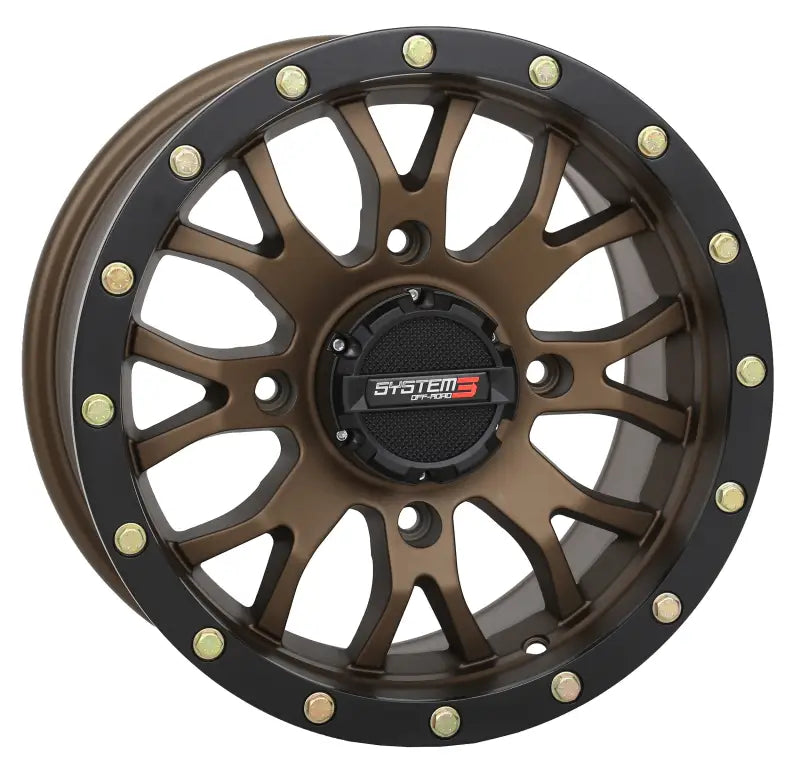 St3 Wheel 14x7 5+2 (+30mm) 4/156 Matte Bronze/Black 3-141256